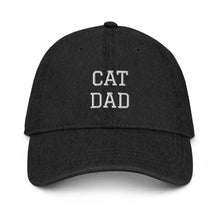 Load image into Gallery viewer, CAT DAD - Denim Hat
